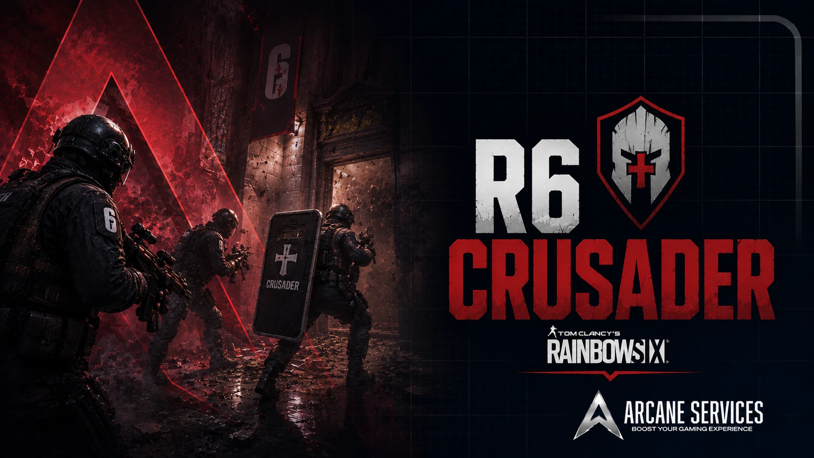 Rainbow R6 Menu Crusader | Legit Play