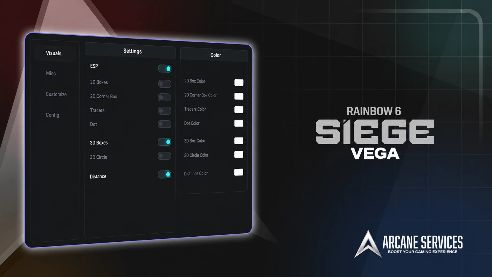 Rainbow R6 Menu VEGA | Legit Play