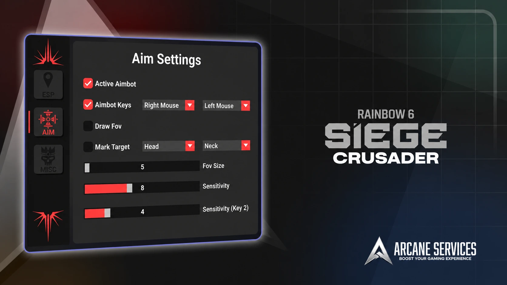 Rainbow R6 Menu Crusader | Legit Play